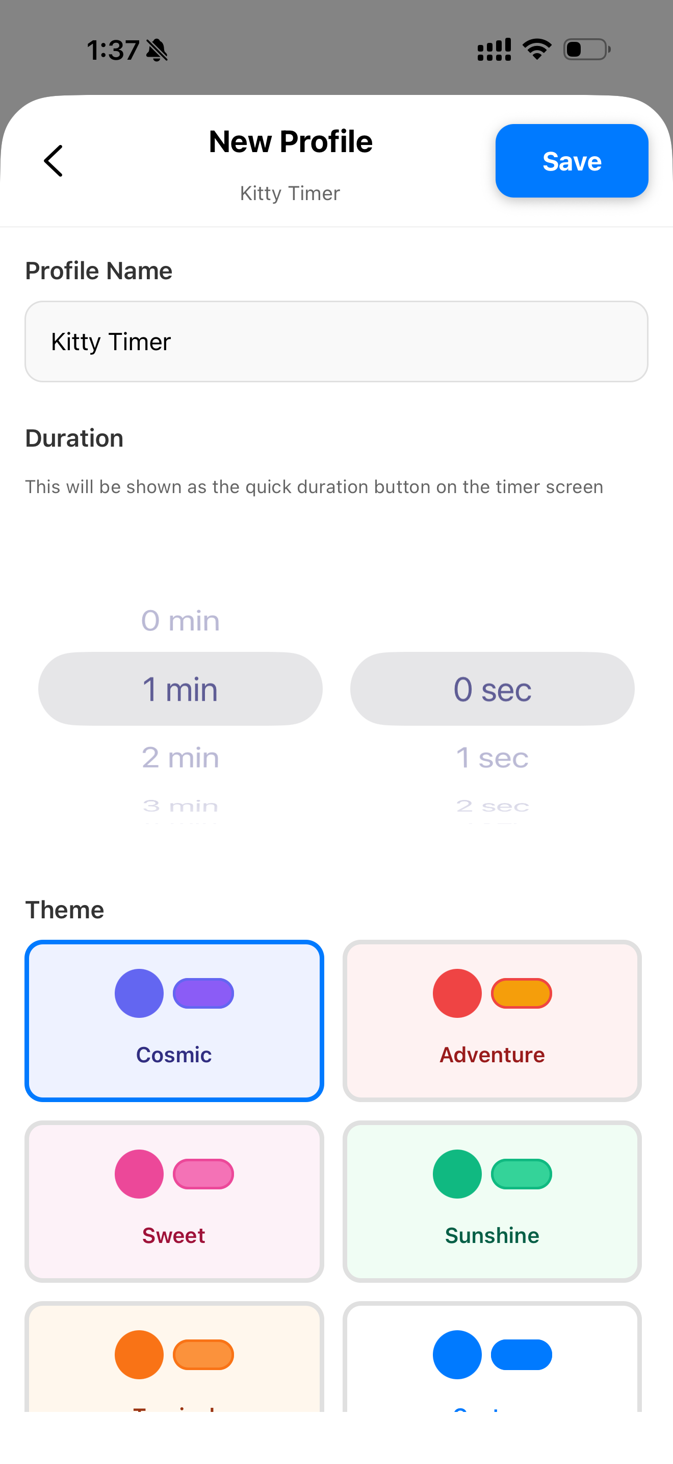 Custom Visual Timer