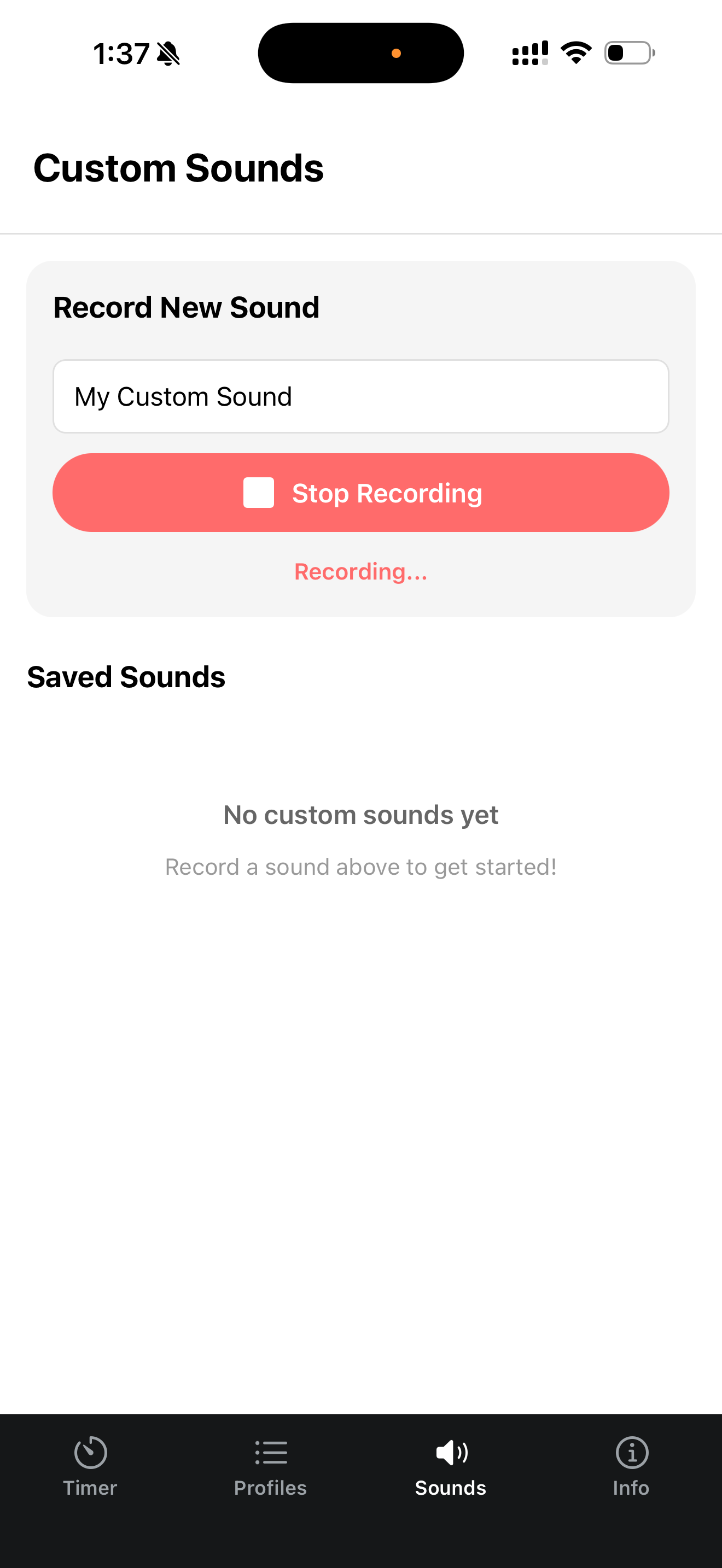 Custom Visual Timer
