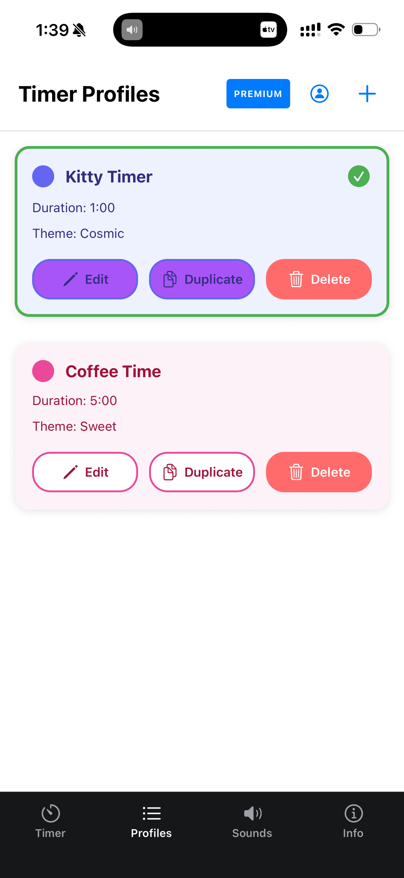 Custom Visual Timer